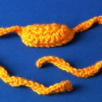 Woman's Orange Patch