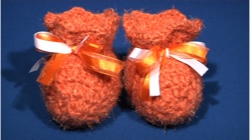 Orange Bootie