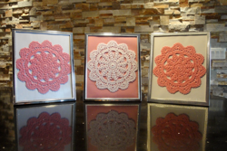 Triptych Knit Art